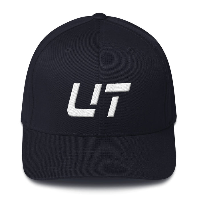 Utah - Structured Twill Cap - White Embroidery - UT - Many Hat Color Options Available
