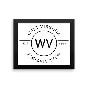 West Virginia - Framed Print - Reflections