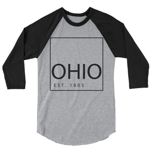 Ohio - 3/4 Sleeve Raglan Shirt - Established