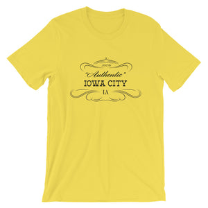 Iowa - Iowa City IA - Short-Sleeve Unisex T-Shirt - "Authentic"