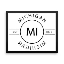 Michigan - Framed Print - Reflections