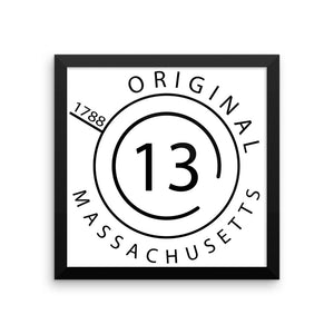 Massachusetts - Framed Print - Original 13