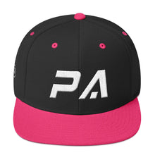 Pennsylvania - Flat Brim Hat - White Embroidery - PA - Many Hat Color Options Available