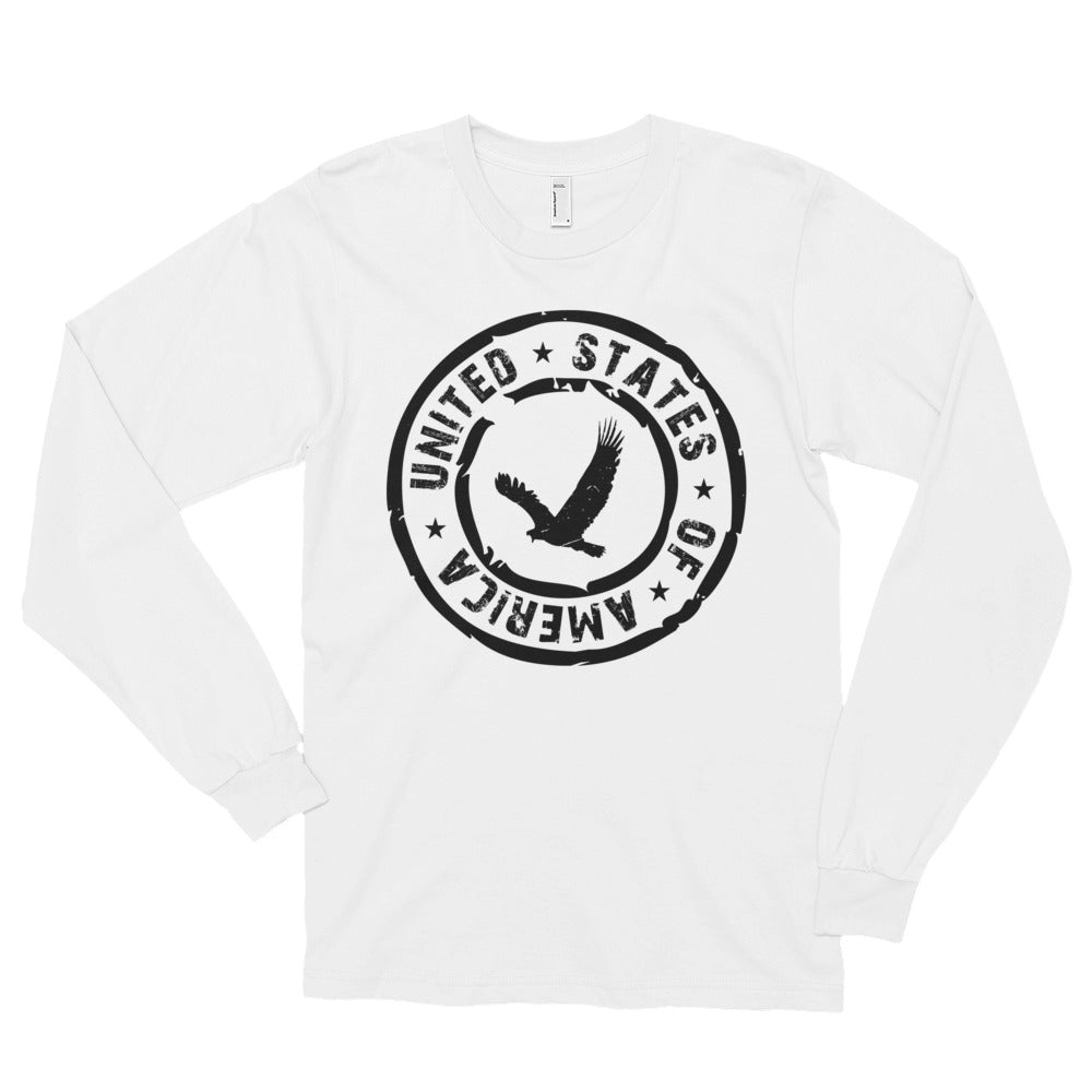 USA Designs - Long sleeve t-shirt (unisex) - Eagle