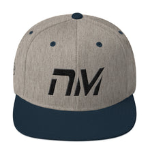 New Mexico - Flat Brim Hat - Black Embroidery - NM - Many Hat Color Options Available