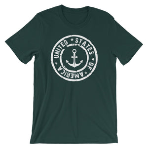 USA Designs - Short-Sleeve Unisex T-Shirt - Anchor