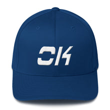 Oklahoma - Structured Twill Cap - White Embroidery - OK - Many Hat Color Options Available