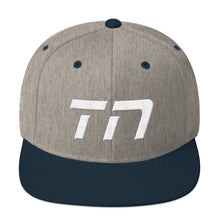 Tennessee - Flat Brim Hat - White Embroidery - TN - Many Hat Color Options Available