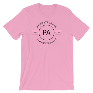 Pennsylvania - Short-Sleeve Unisex T-Shirt - Reflections