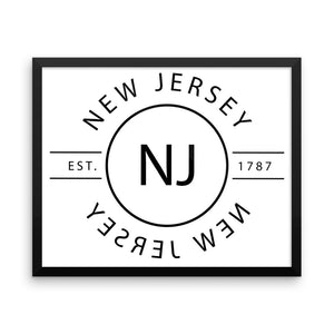 New Jersey - Framed Print - Reflections