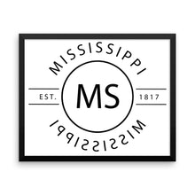 Mississippi - Framed Print - Reflections