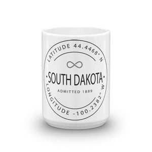 South Dakota - Mug - Latitude & Longitude