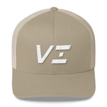 Virgin Islands - Mesh Back Trucker Cap - White Embroidery - VI - Many Hat Color Options Available