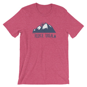 USA Designs - Short-Sleeve Unisex T-Shirt - Hike USA