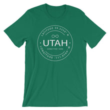 Utah - Short-Sleeve Unisex T-Shirt - Latitude & Longitude
