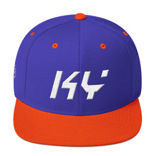 Kentucky - Flat Brim Hat - White Embroidery - KY - Many Hat Color Options Available