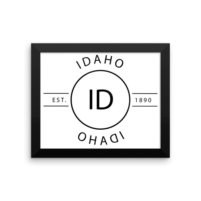 Idaho - Framed Print - Reflections