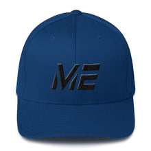 Maine - Structured Twill Cap - Black Embroidery - ME - Many Hat Color Options Available