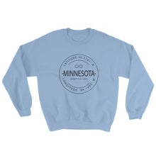 Minnesota - Crewneck Sweatshirt - Latitude & Longitude