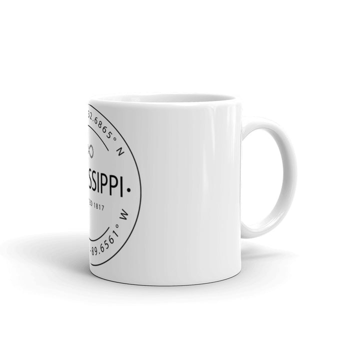 Mississippi - Mug - Latitude & Longitude