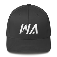 Washington - Structured Twill Cap - White Embroidery - WA - Many Hat Color Options Available