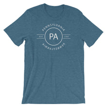Pennsylvania - Short-Sleeve Unisex T-Shirt - Reflections