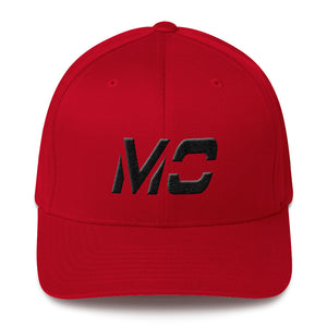 Missouri - Structured Twill Cap - Black Embroidery - MO - Many Hat Color Options Available