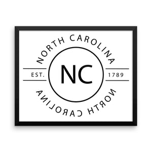 North Carolina - Framed Print - Reflections