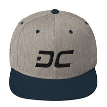 Washington DC - Flat Brim Hat - Black Embroidery - DC - Many Hat Color Options Available