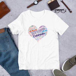 Colorado - Social Distancing - Short-Sleeve Unisex T-Shirt