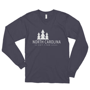North Carolina - Long sleeve t-shirt (unisex) - Established