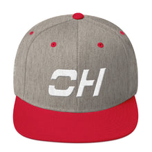 Ohio - Flat Brim Hat - White Embroidery - OH - Many Hat Color Options Available