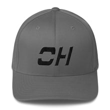 Ohio - Structured Twill Cap - Black Embroidery - OH - Many Hat Color Options Available