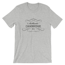 Massachusetts - Cambridge MA - Short-Sleeve Unisex T-Shirt - "Authentic"
