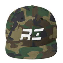 Rhode Island - Flat Brim Hat - White Embroidery - RI - Many Hat Color Options Available