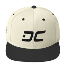 Washington DC - Flat Brim Hat - Black Embroidery - DC - Many Hat Color Options Available