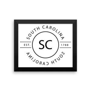 South Carolina - Framed Print - Reflections