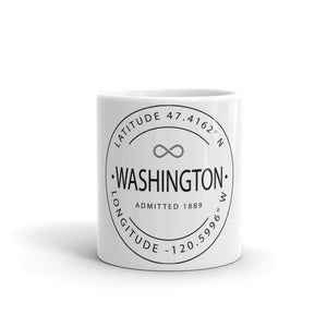 Washington - Mug - Latitude & Longitude