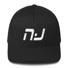 New Jersey - Structured Twill Cap - White Embroidery - NJ - Many Hat Color Options Available