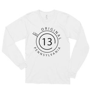 Pennsylvania - Long sleeve t-shirt (unisex) - Original 13