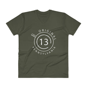 Pennsylvania - V-Neck T-Shirt - Original 13