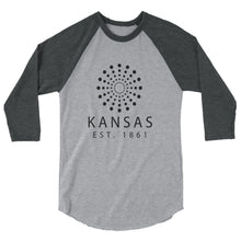 Kansas - 3/4 Sleeve Raglan Shirt - Established