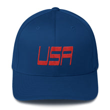 USA Designs - Embroidered Structured Twill Cap - USA