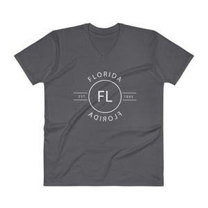 Florida - V-Neck T-Shirt - Reflections