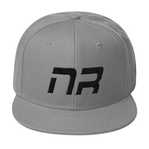 Native Realm - Flat Brim Hat - Black Embroidery - NR - Many Hat Color Options Available