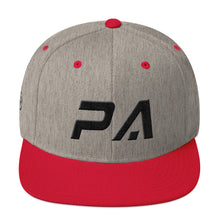 Pennsylvania - Flat Brim Hat - Black Embroidery - PA - Many Hat Color Options Available