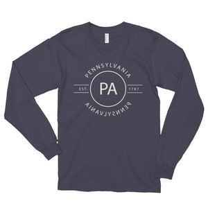 Pennsylvania - Long sleeve t-shirt (unisex) - Reflections