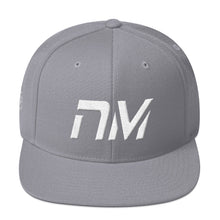 New Mexico - Flat Brim Hat - White Embroidery - NM - Many Hat Color Options Available