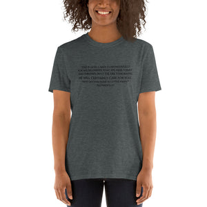 Margo's Collection - Matthew 6:30 - Short-Sleeve Unisex T-Shirt