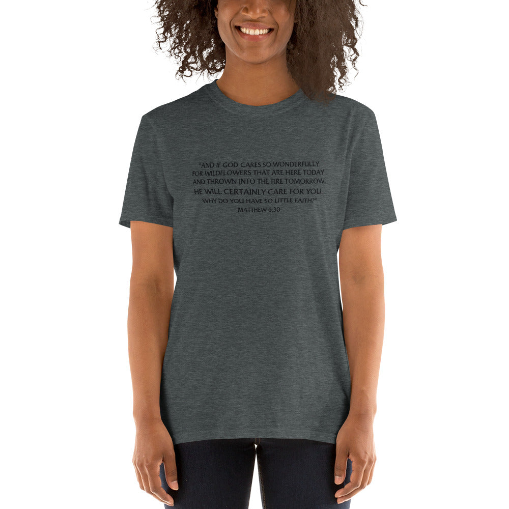 Margo's Collection - Matthew 6:30 - Short-Sleeve Unisex T-Shirt